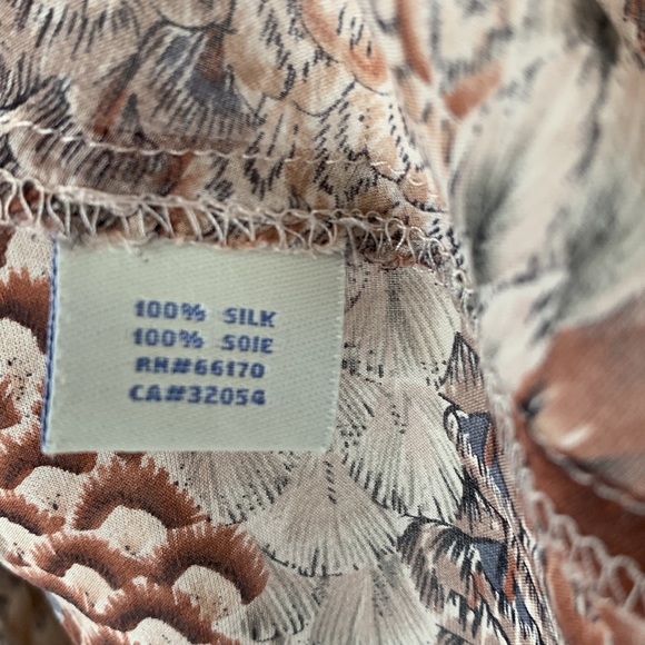 Odille (Anthropologie) blouse, 100% silk, size US 0 - Picture 5 of 5